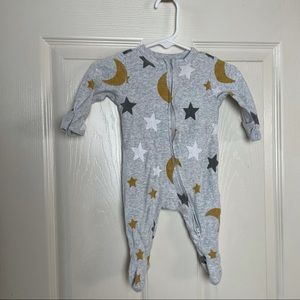 Stars & Moon Print Onesie